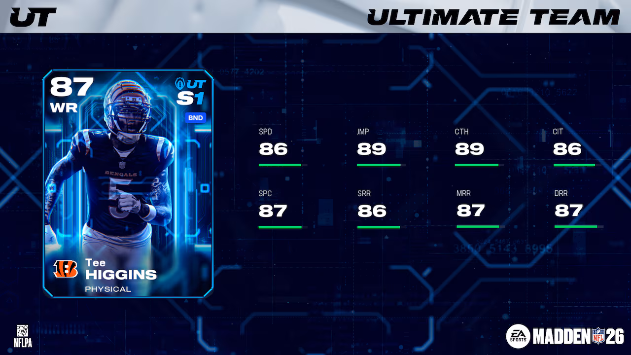 Tee Higgins NFL Player